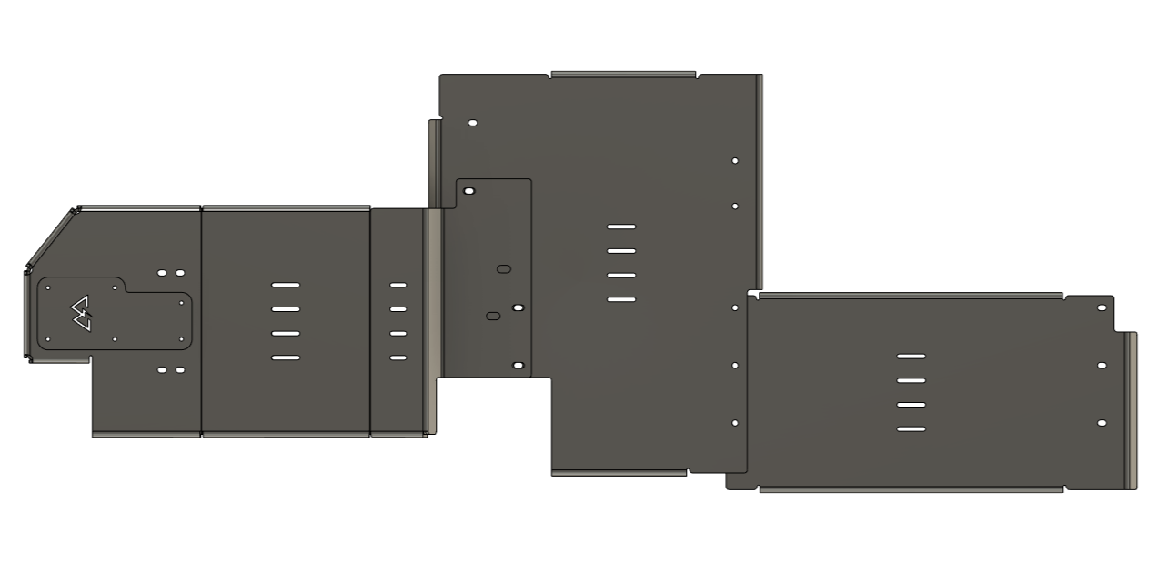 GODZ MFG skid plate system for 2014+ RAM 2500 Power Wagon