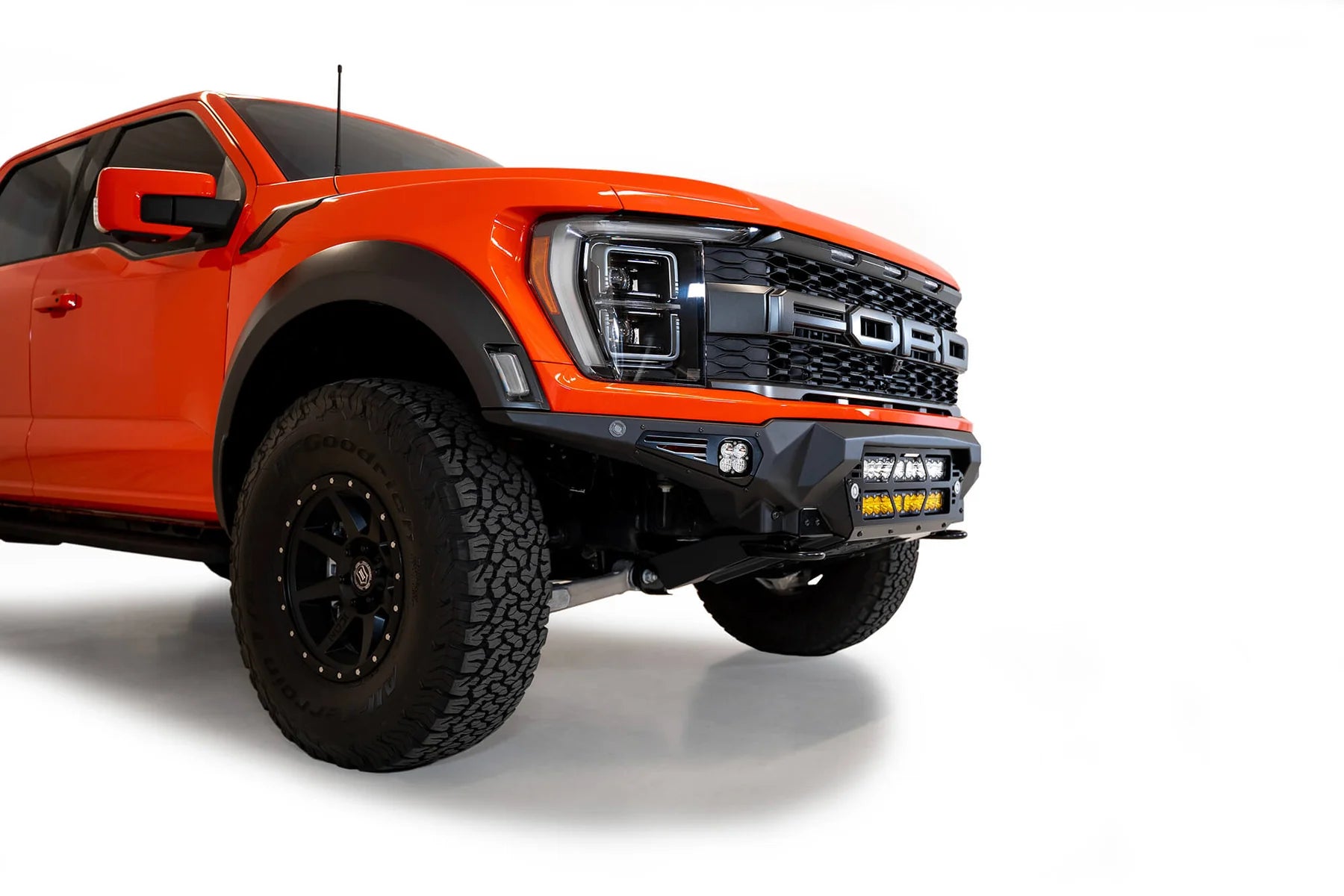 20" lights cutout Bomber Bumper for Ford Raptor/R
