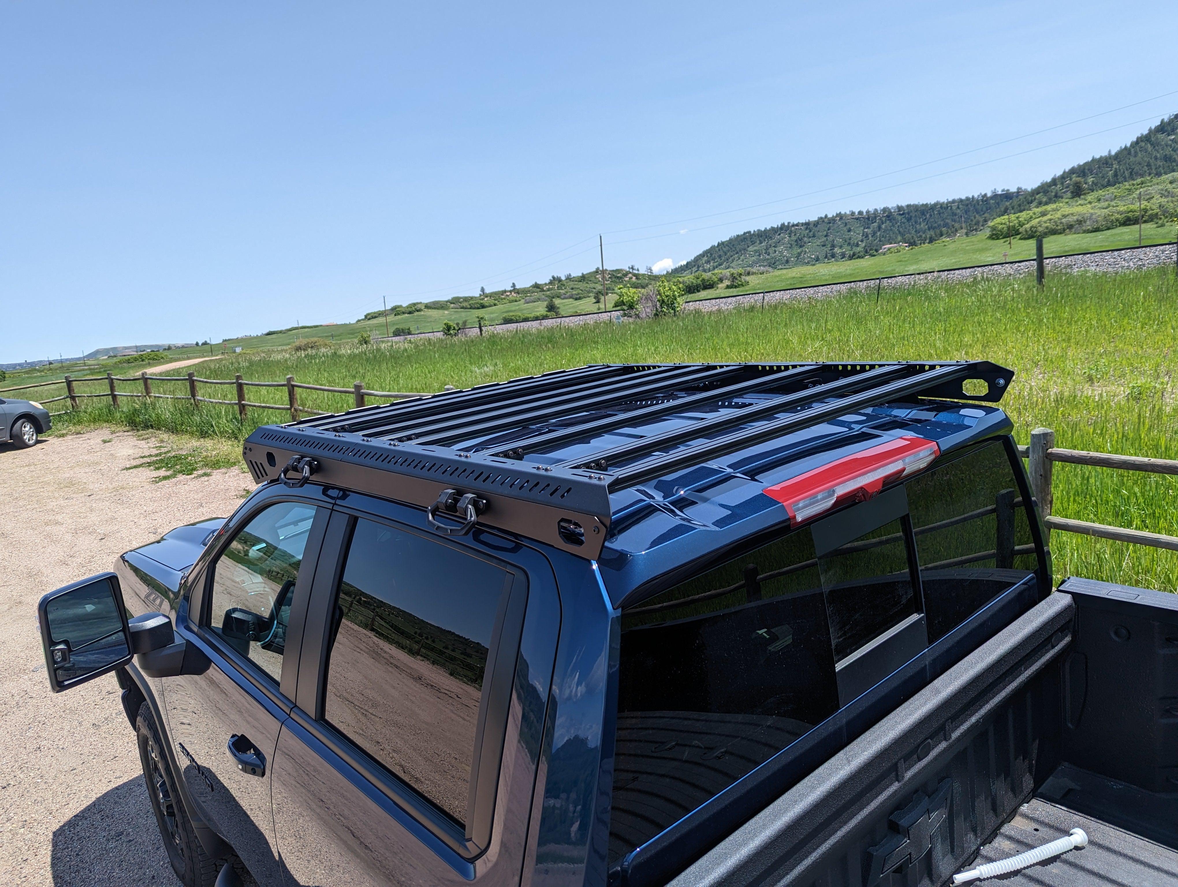 Zulu Chevy Silverado & GMC Sierra 1500 2500 3500 Roof Rack (2019+)-upTOP Overland-upTOP Overland
