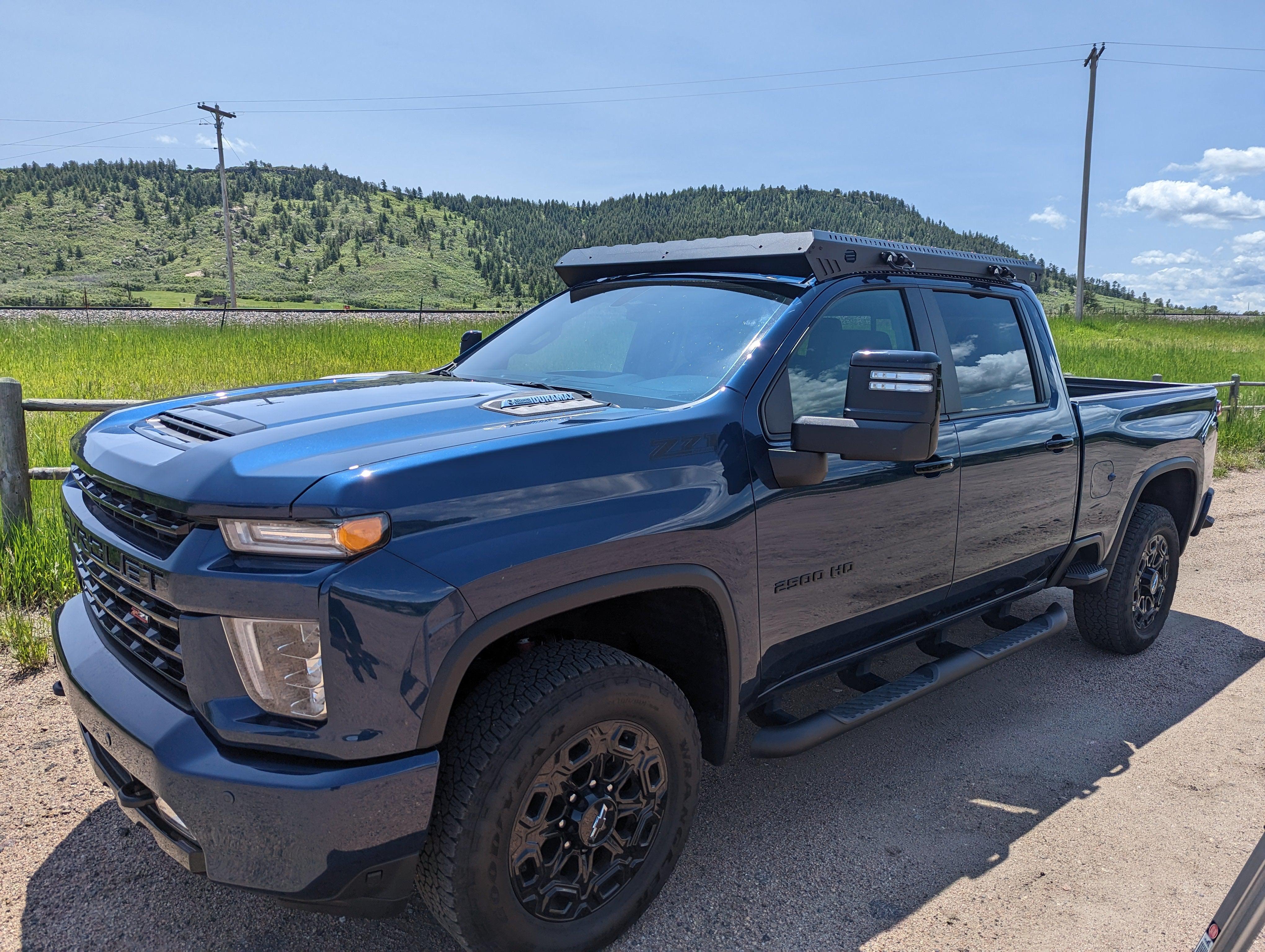 Zulu Chevy Silverado & GMC Sierra 1500 2500 3500 Roof Rack (2019+)-upTOP Overland-upTOP Overland