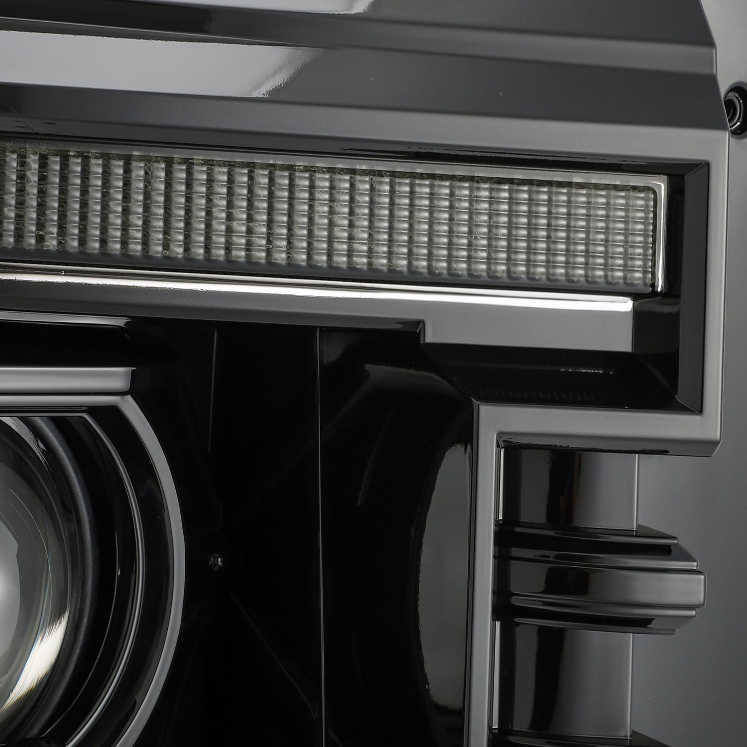 ALPHAREX LUXX LED Projector Headlights Alpha-Black FORD 2011-16 F250/F350