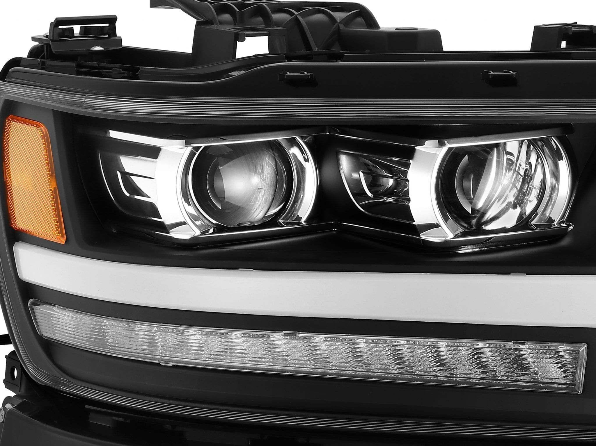 ALPHAREX LUXX LED Projector Headlights Jet-Black RAM 2019+ 1500
