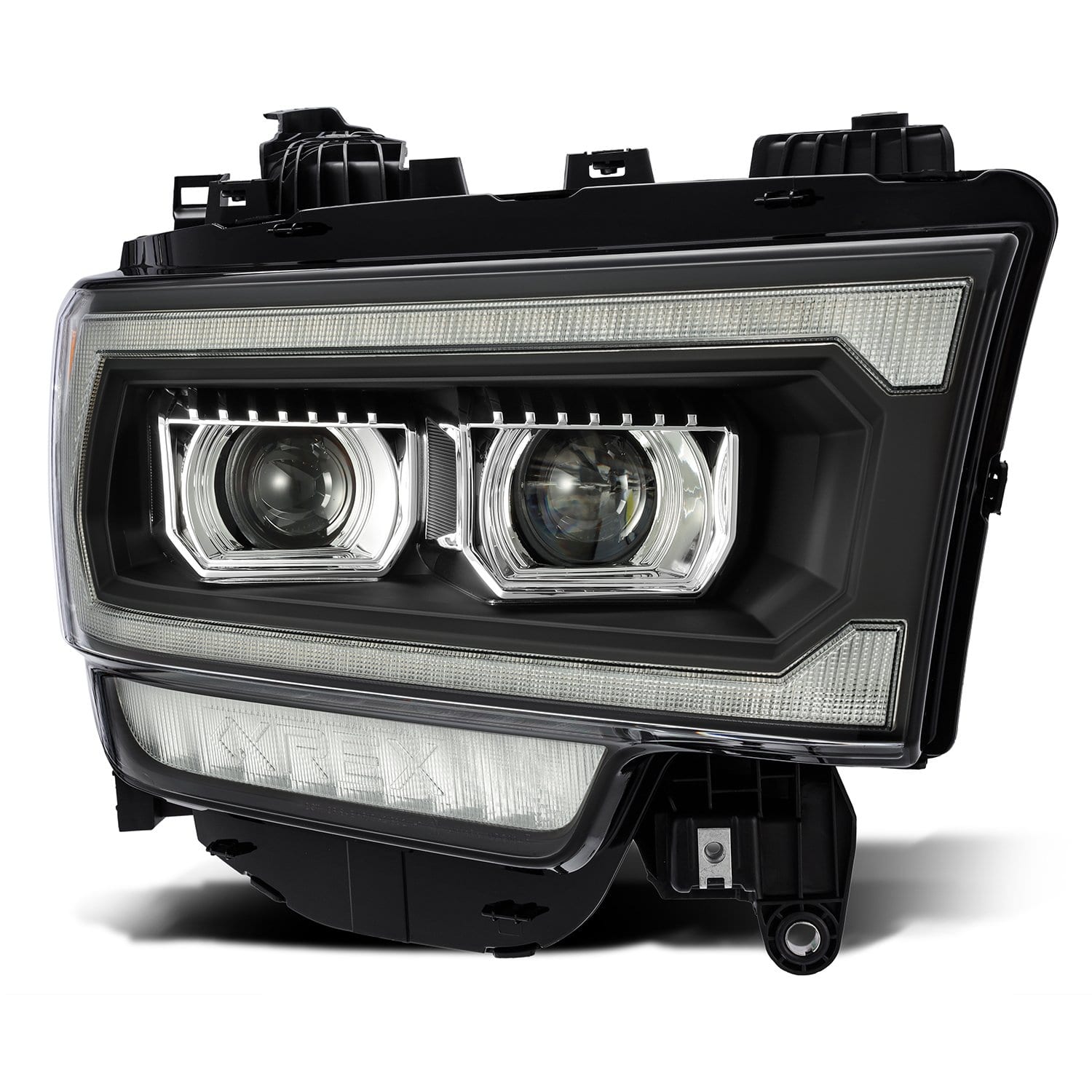 ALPHAREX PRO Projector Headlights Black RAM 2019-22 2500/3500