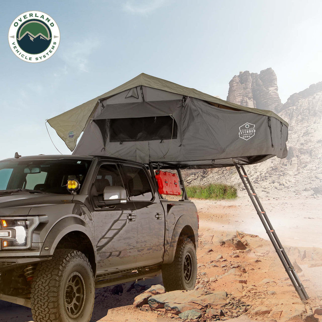 Overland Vehicle System Nomadic 4 Extended Roof Top Tent